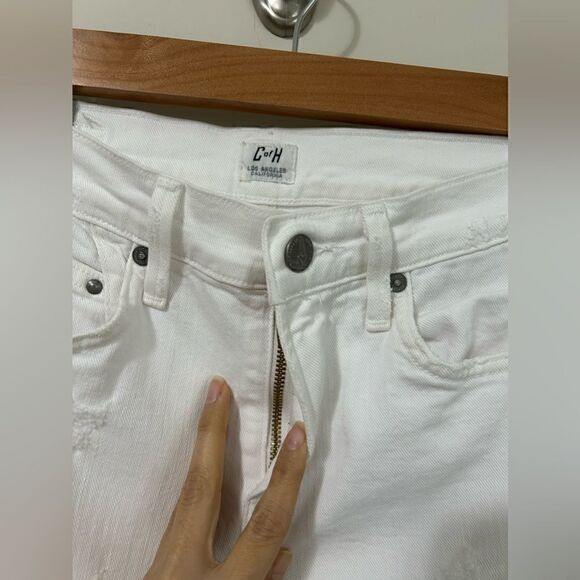 Citizens Of Humanity Rocket High Rise Crop Skinny in Distressed Milos - Picture 5 of 11